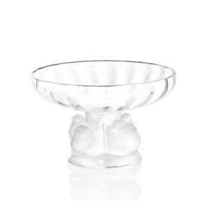 LALIQUE, CRYSTAL NOGENT BIRD BOWL DESIGNED IN 1966 BY MARC LALIQUE